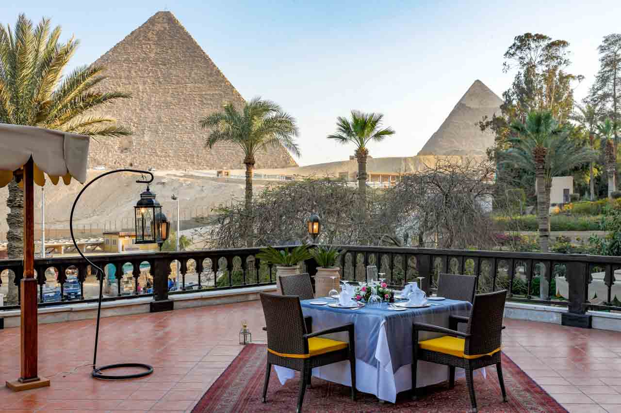 Montgomery’s historical hotel suite - Piramides de Giza, Cairo - hotel com vista para as pirâmides no Egito