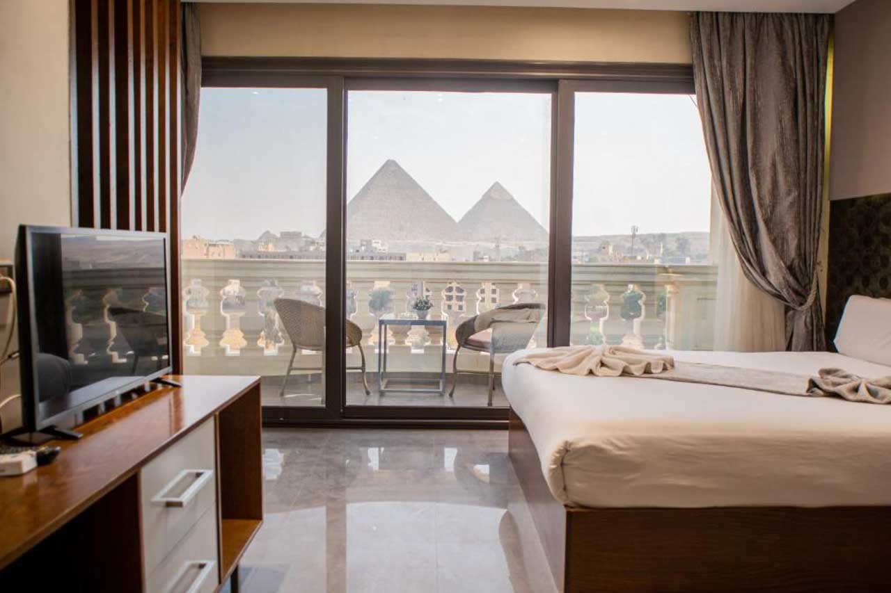 New Pyramids Eyes Hotel - Cairo - Giza de frente para as piramides com vista